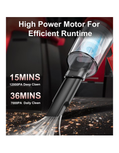 Aspiradora de Coche Portátil BESITA BST51110 12000Pa Sin Cable 2