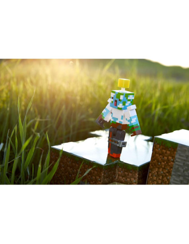 Juego de Construcción Minecraft Mattel con Figuras y Bloques