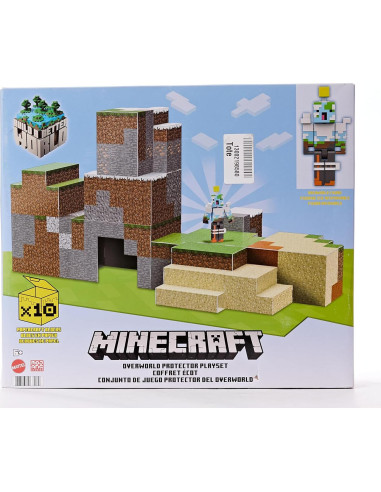 Juego de Construcción Minecraft Mattel con Figuras y Bloques