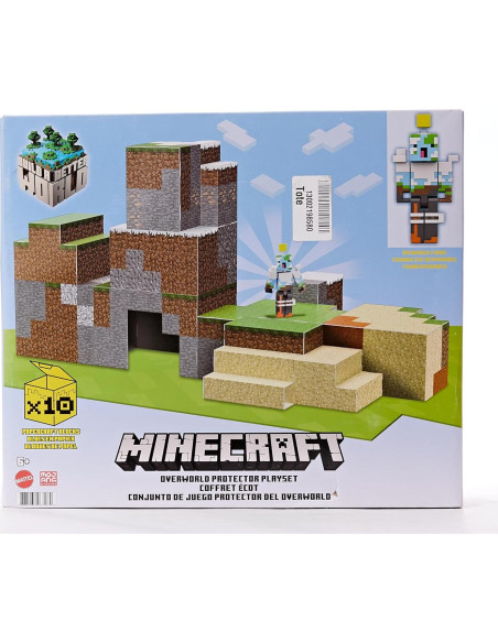 Juego de Construcción Minecraft Mattel con Figuras y Bloques