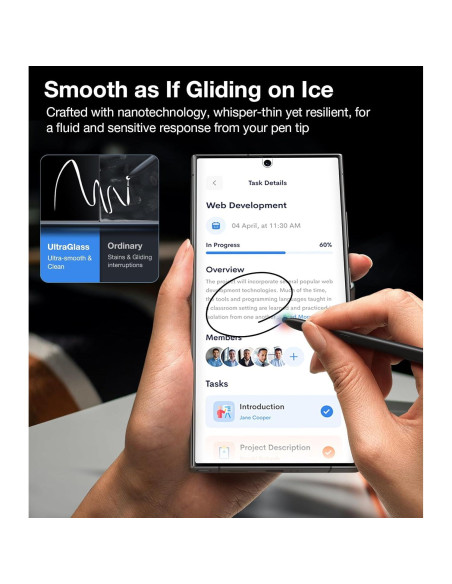 Protector de Pantalla UltraGlass 9H+ para Samsung Galaxy S24 Ultra