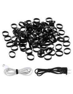 150 Bandas Elásticas de Silicona Negras Sliverdew 13mm x 4mm