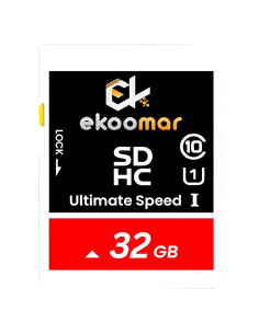 Tarjeta de Memoria Ekoomar 32GB Clase 10 120MB/s para Cámara