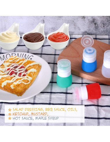 Botellas de Aderezo para Ensaladas PuGez - 4 Piezas 37ml