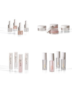 Set de Mini Envases de Maquillaje VESSARA - 4 Botellas, 4 Tubos, 4 Tarros, 4 Sprays 2