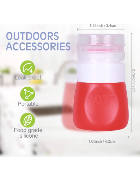 Botellas de Aderezo para Ensaladas PuGez - 4 Piezas 37ml