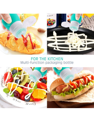 Botellas de Aderezo para Ensaladas PuGez - 4 Piezas 37ml