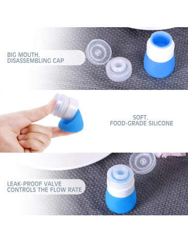 Botellas de Aderezo para Ensaladas PuGez - 4 Piezas 37ml