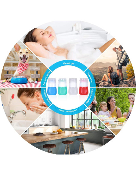 Botellas de Aderezo para Ensaladas PuGez - 4 Piezas 37ml