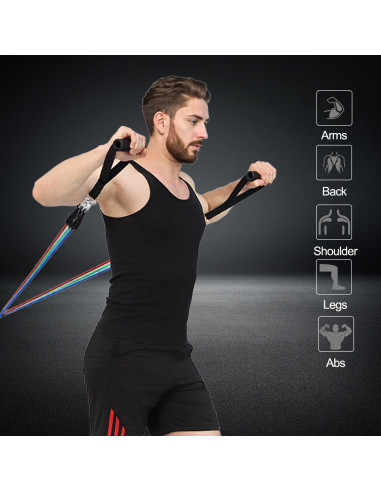 Conjunto de Bandas de Resistencia BSJ BESTGYM 150 LBS