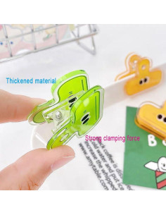 Clips de Papelería Nanaxagly - 4 Piezas, Diseño Lindo, 4.5cm 2
