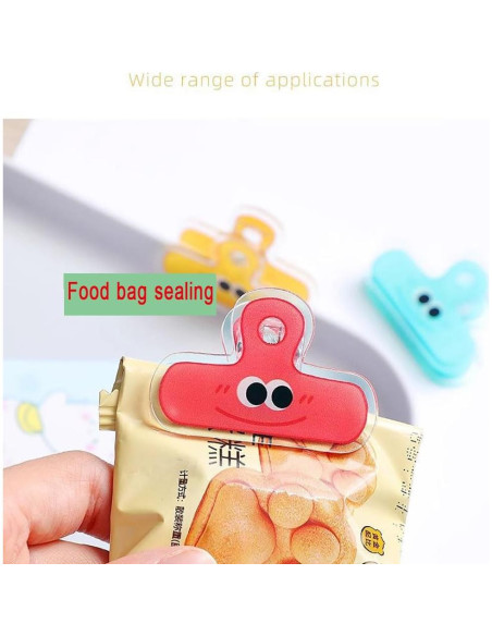 Clips de Papelería Nanaxagly - 4 Piezas, Diseño Lindo, 4.5cm