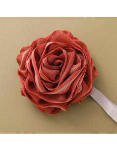 Esponja de Ducha Rosa 12cm Suave Exfoliante para Baño 2