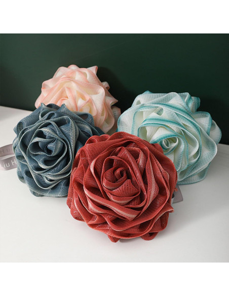 Esponja de Ducha Rosa 12cm Suave Exfoliante para Baño