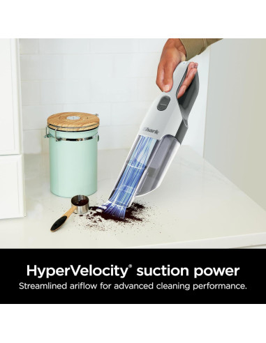 Aspiradora de Mano Shark Cyclone PET 0.73 kg Succión HyperVelocity