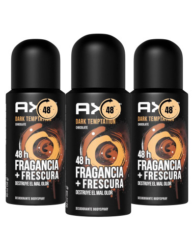 Desodorante en Spray ZompoZ Dark Temptation 3x85g Hombre