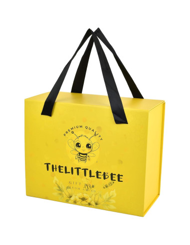 Caja de Regalo AMIND con Vela, Jabón, Bomba de Baño y Manta