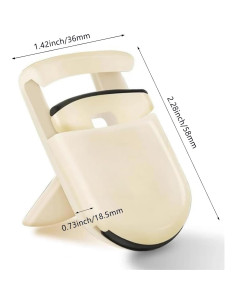 Mini Rizador de Pestañas ANPLCHGR Compacto y Portátil 6.1cm 2