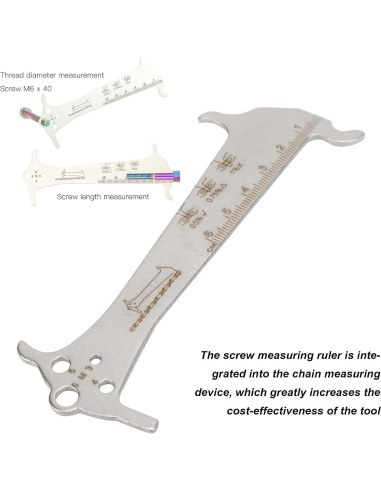 Herramienta de Medición de Cadena SPYMINNPOO 3 en 1