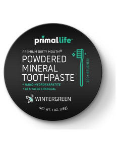 Polvo de Dientes Primal Life Organics 28.35 g Carbón Verde