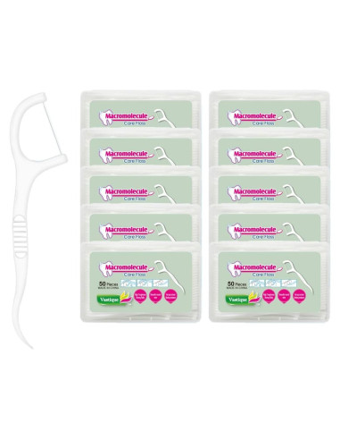 500 Palillos de Hilo Dental KAIMAY - Cuidado Oral Efectivo