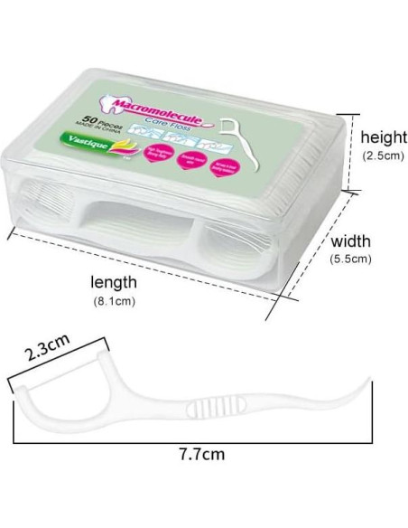 500 Palillos de Hilo Dental KAIMAY - Cuidado Oral Efectivo