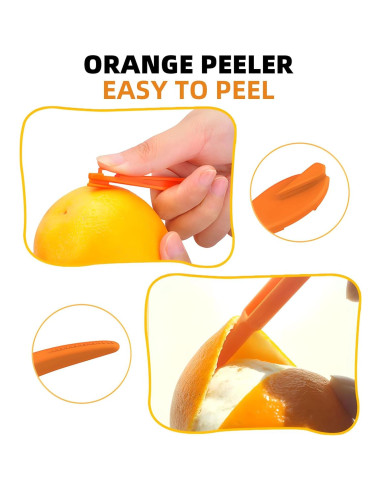 Juego de 8 Peladores de Verduras Trez Treamer Acero Inoxidable