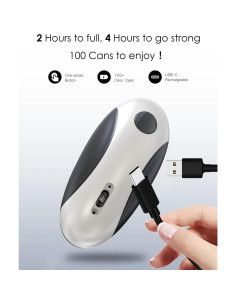 Abrelatas Eléctrico BW Wealthy Automático Recargable 422g 2