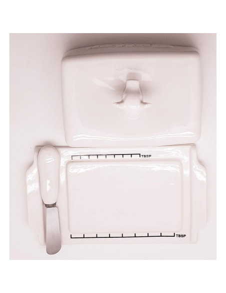 Plato para Mantequilla Chefcaptain con Cuchillo Cerámico