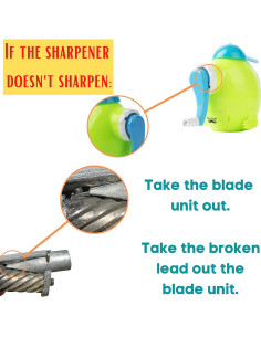 Sacapuntas manual Mr. Pen en forma de búho para niños 2