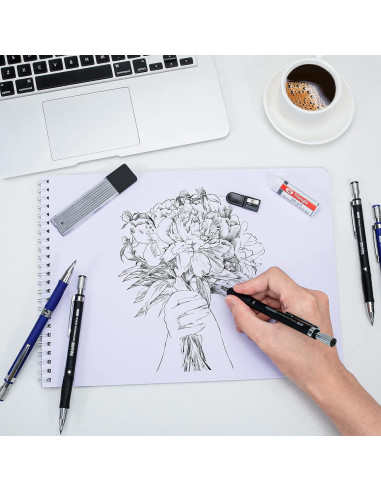 Juego de Lápices Mecánicos MyLifeUNIT 22 Pcs 2.0 mm Multicolor