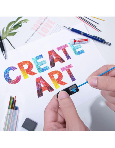 Juego de Lápices Mecánicos MyLifeUNIT 22 Pcs 2.0 mm Multicolor