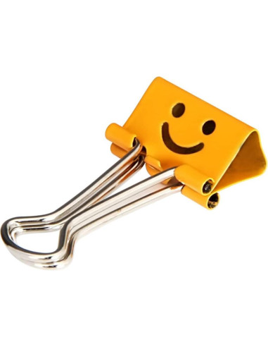 Clips de Encuadernación Coloridos NUOBESTY 40 Pcs Metal 3.71 cm