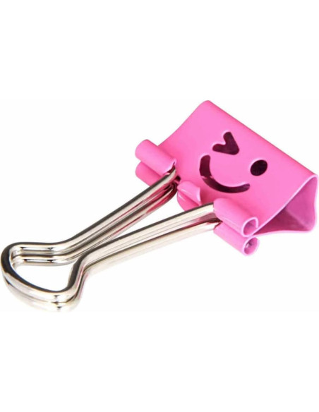 Clips de Encuadernación Coloridos NUOBESTY 40 Pcs Metal 3.71 cm