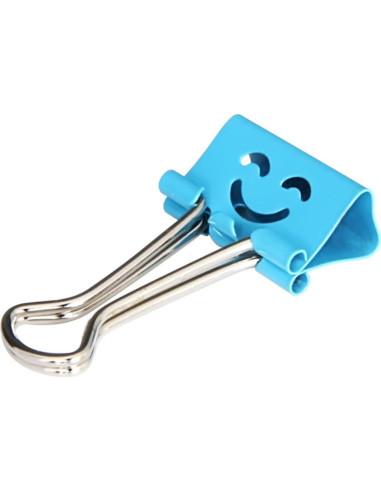 Clips de Encuadernación Coloridos NUOBESTY 40 Pcs Metal 3.71 cm