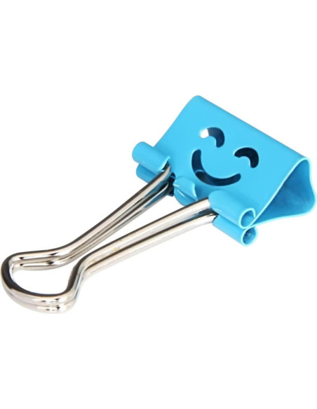 Clips de Encuadernación Coloridos NUOBESTY 40 Pcs Metal 3.71 cm