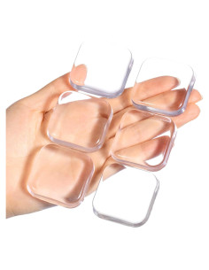 Protector de Pared Hicobos 6 Piezas Cuadrado Engrosado Transparente