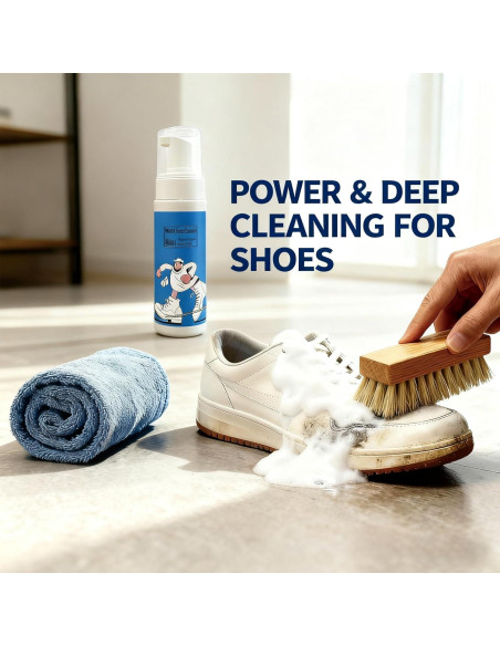 Kit de Limpieza de Zapatos TUOSANTER 3 en 1 - Sin Agua, 200ml