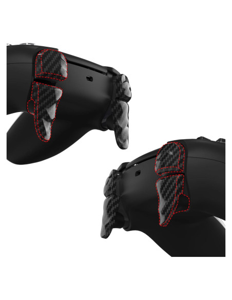 Extensores de Disparador PlayVital para Controlador PS5 - Fibra de Carbono