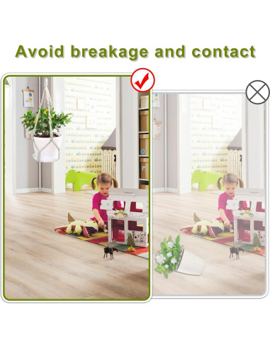 Soportes de Plantas de Macramé Rimoev 50.8 cm 2 Piezas