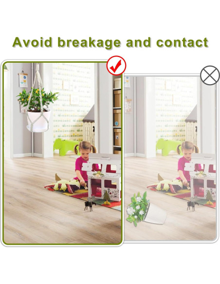 Soportes de Plantas de Macramé Rimoev 50.8 cm 2 Piezas