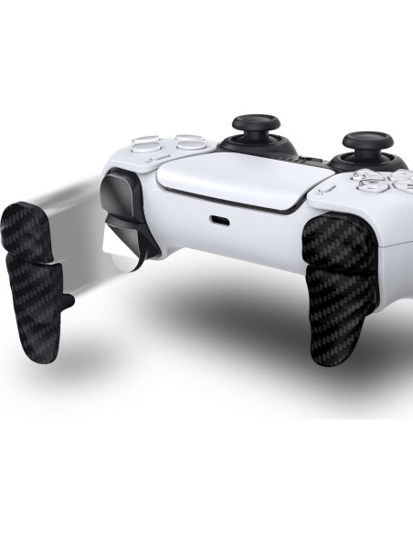 Extensores de Disparador PlayVital para Controlador PS5 - Fibra de Carbono
