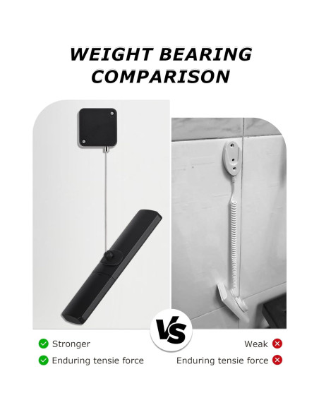 Candados Retráctiles 2 PCS MERDTTES 1.98 m para Control Remoto