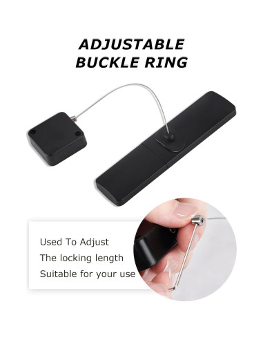 Candados Retráctiles 2 PCS MERDTTES 1.98 m para Control Remoto