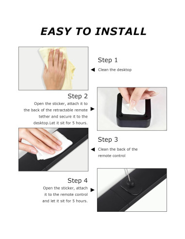 Candados Retráctiles 2 PCS MERDTTES 1.98 m para Control Remoto