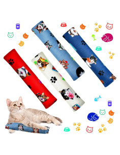 Juguetes Kicker para Gatos Skylety - 4 Piezas con Hierba Gatera