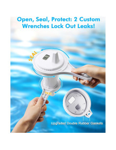 Termómetro de piscina digital NoWoW TX20 inalámbrico IPX8 2