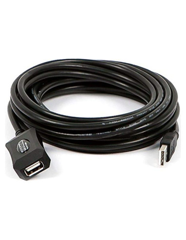 Cable de Extensión Activo USB 2.0 Monoprice 4.88m Negro