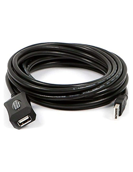 Cable de Extensión Activo USB 2.0 Monoprice 4.88m Negro