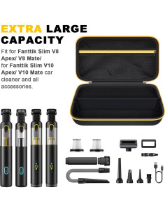Funda GWCASE para Aspiradora de Coche Fanttik V8/V10 - Negro 2